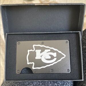 Kansas City Chiefs Metal Card Holder and  Money Clip